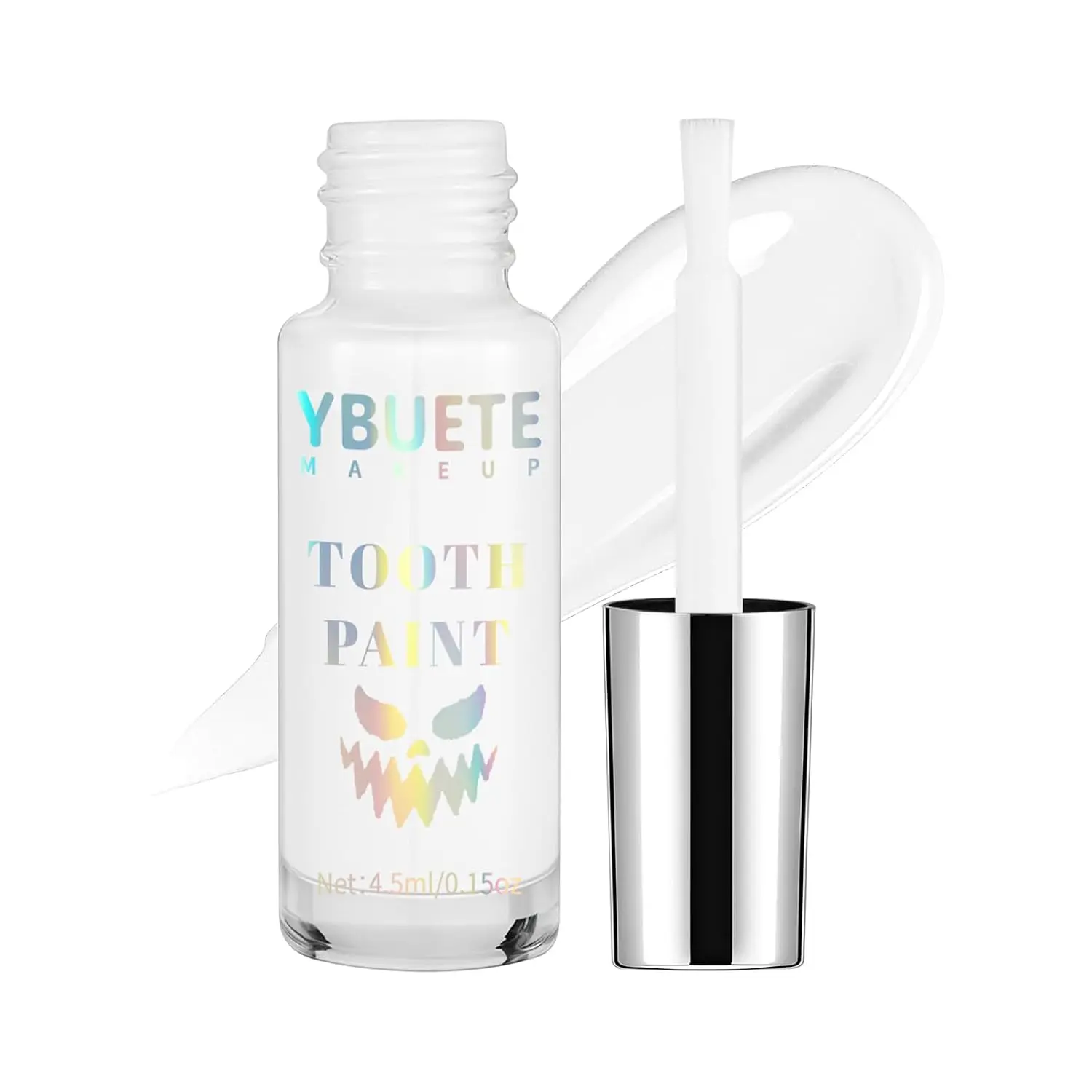 YBUETE White Teeth Paint, Instant Bright Vampire Tooth Cosplay SFX Makeup