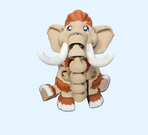 Wooly Mammoth Fidget Toy – 3D Printed Articulated Figure