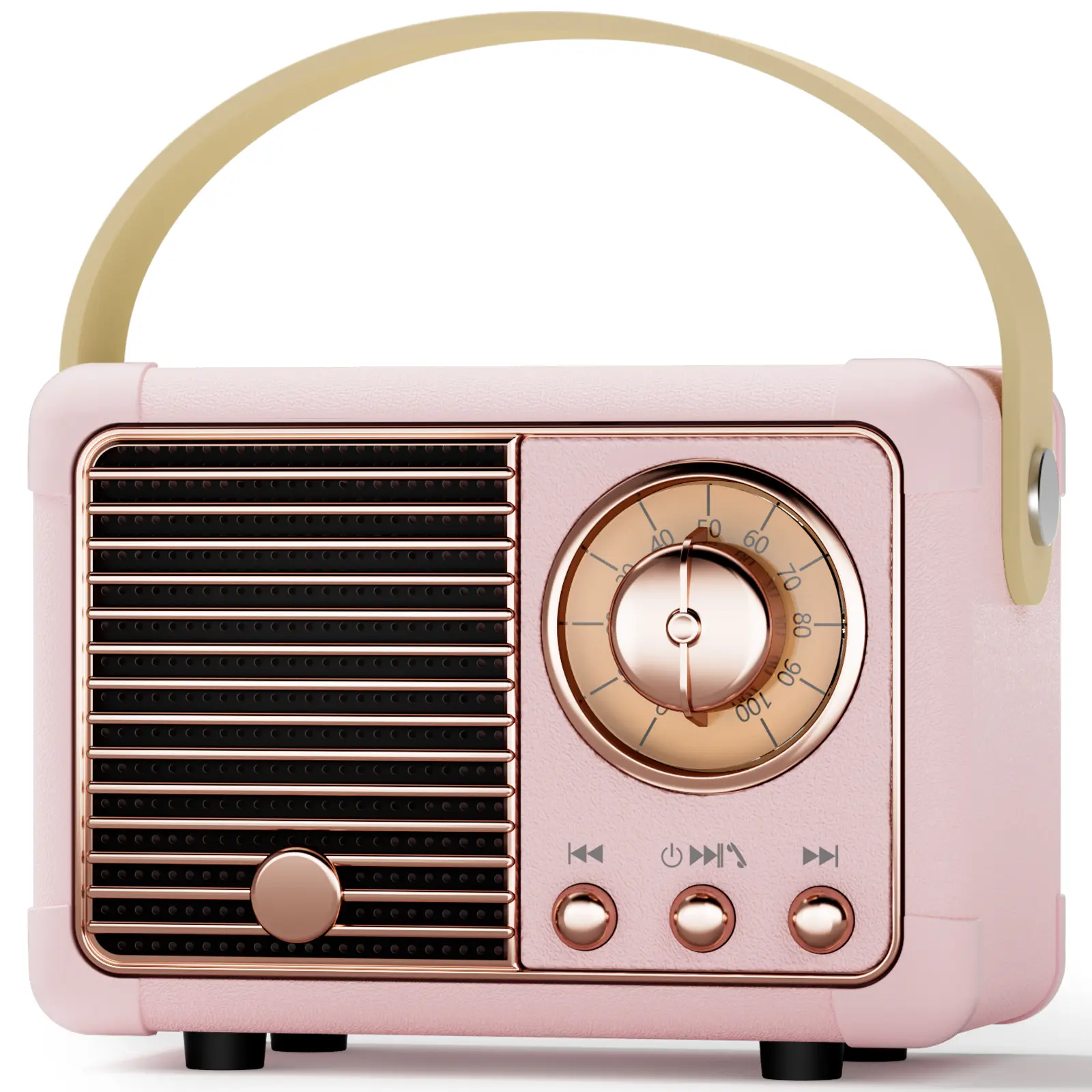 Retro Bluetooth Speaker Portable Girls Birthday Presents Wireless Speaker Vintage for Women,Her,Girls,Teenage Gifts, Room Decor Portable for Travel Indoor&Outdoor