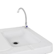 VINGLI Outdoor Folding Fish and Game Cleaning Table w/Sink| Portable & Durable, Standard Garden Connection, Upgraded Drainage Hose, Stainless Steel VINGLI Outdoor Folding Fish and Game Cleaning Table w/Sink| Portable & Durable, Standard Garden Connection, Upgraded Drainage Hose, Stainless Steel