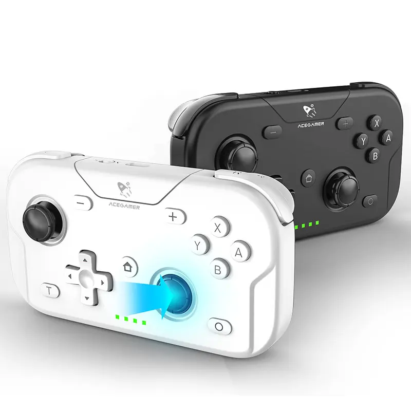 Wireless Pocket Controller for Nintendo Switch/Switch 2/Android/iOS/PC/Steam Deck/Phone,1000Hz Polling Rate, Bluetooth Controller with Lift-and-Lock Joysticks/6-Axis Gyroscope Gaming Console Accessories