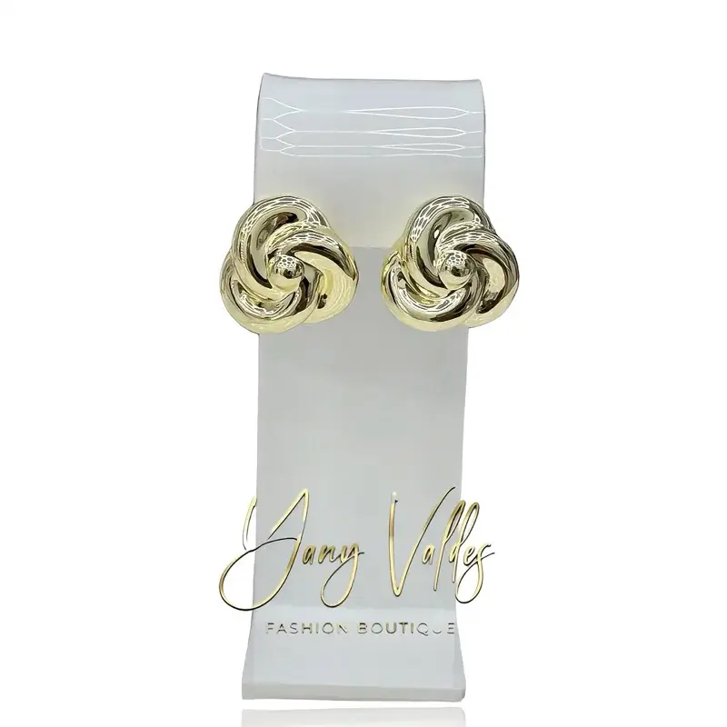 Gold Plated Chunky Earrings for Women – Bold Elegant Statement Style
