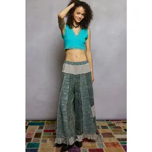 POL Wide Leg Pants - Charcoal