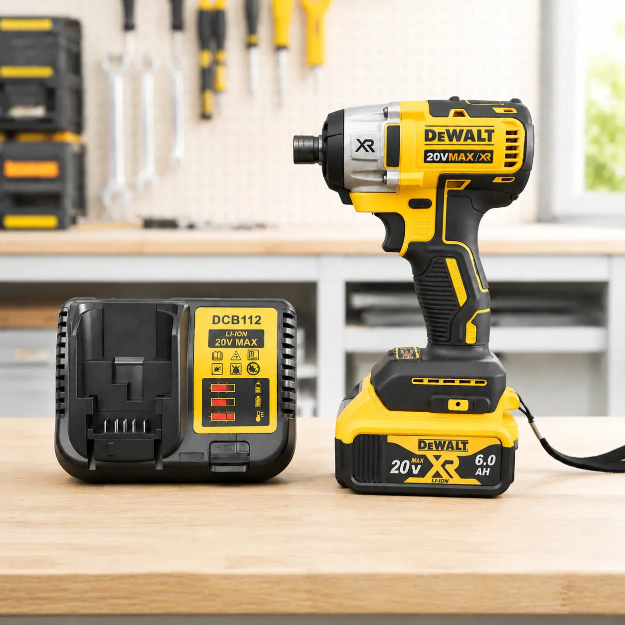 DeWalt Brushless Cordless Drill/Driver (DCF887) – 205N.m Torque, 1/4-in Chuck, Robust Durable Construction, Effortless Control, for DIY Enthusiasts, Industrial Use, DIY Power Tools, Power Drilling Tools