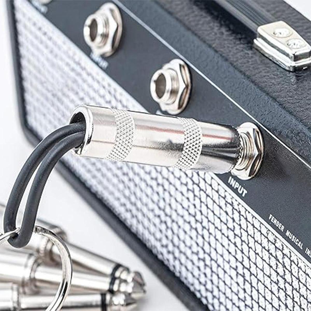 【FaddishDeal】Guitar Amp Key Holder with 4 Guitar Socket Keys and Wall Mounting Kit Quick Easy Installation Classic Design for Home Decor