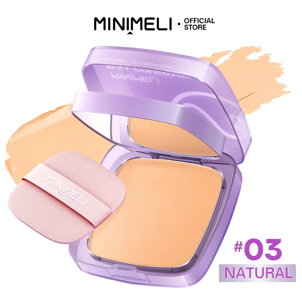 MINIMELI Always-on  Full Coverage Creamy Foundation,Full Coverage, Long Lasting, Waterproof with SPF 30 PA+++,Summervibes