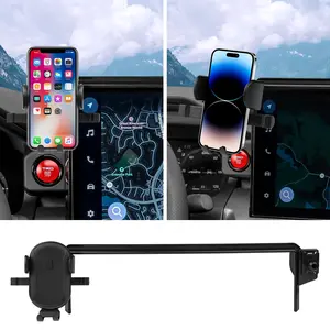 Canvcle Toyota Tacoma 2024-2026 Phone Mount for 14" Screens 360-Degree Rotation Stable Secure One-Hand Operation Easy Install No Tools Required