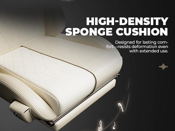 GTPLAYER Ergonomic Gaming Chair with 5.1 Bluetooth Speakers, High Back Design, 150° Inclination, PU Leather, Assembly Required for Gaming & Home Office