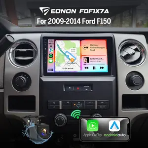 EONON Car Stereo for Ford F-150 2009-2014, Wireless CarPlay & Android Auto, 4GB+64GB, 9" Android 14 Touchscreen Head Unit with Steering Wheel Control, Subwoofer, Bluetooth, GPS, Backup Camera, fathersdaygift – FDF1X7A