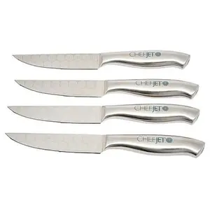 Chef Jet Tila 4-pack Stainless Steel Steak Knives in Gift Box