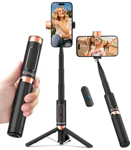 Selfie Stick Tripod for iPhone & Android – Portable Phone Tripod Stand with Bluetooth Remote, One-Click Open, Compact & Lightweight for Vlogging, Travel & Everyday Use