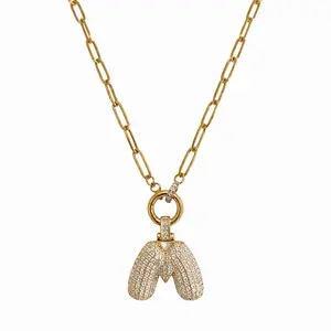 Build a Bubble Initial Necklace Live