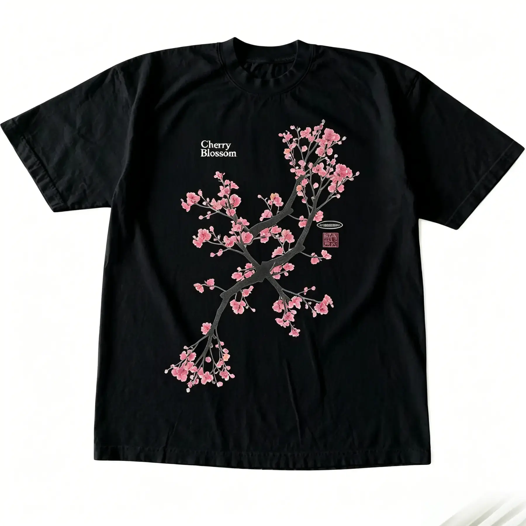 Sakura Cherry Blossom Japanese T-Shirt, Tree Shirt, Natural Tee, Gifts Shirt, Unisex Vintage Graphic Tees Gothic Grunge Y2k Emo Scene Amity Affliction Style Clothes Men Women Streetwear Womenswear Summer Top Crewn,M,Jack,Skellington,Heart,Hands,Sweatshirt