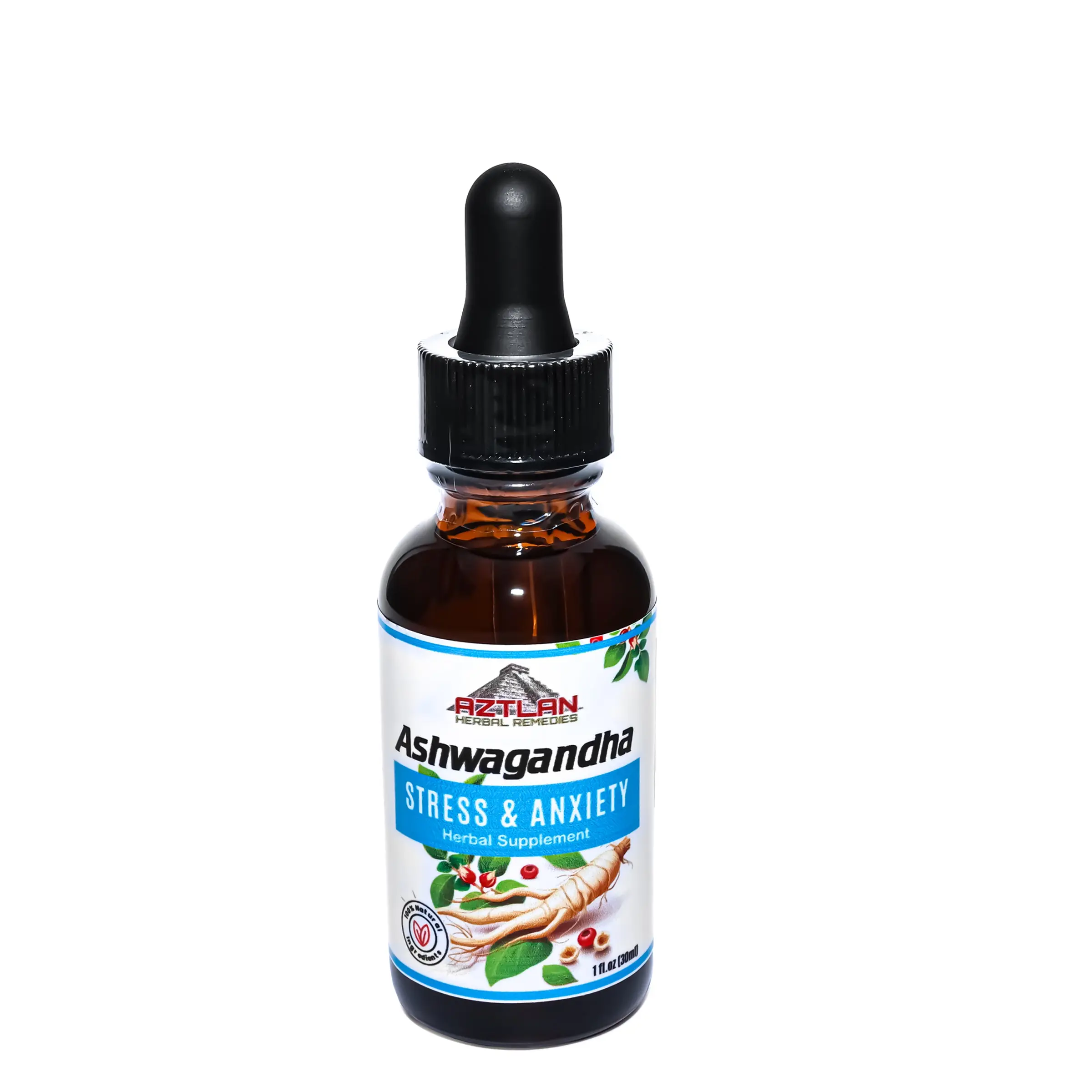 Ashwagandha Root Tincture 1oz – Natural Stress Relief & Energy Support | Herbal Adaptogen Supplement