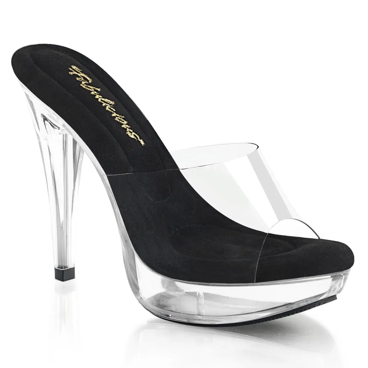 Women's Unique Wedge Heel Sandals - Block Heeled Sandals, Chunky Heel Platform, Statement Shoes for Cocktail Events, Style 501 Black Formal Footwear, Wedges, Platform Sandals