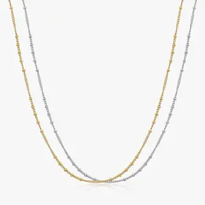 Thin Beaded Necklaces