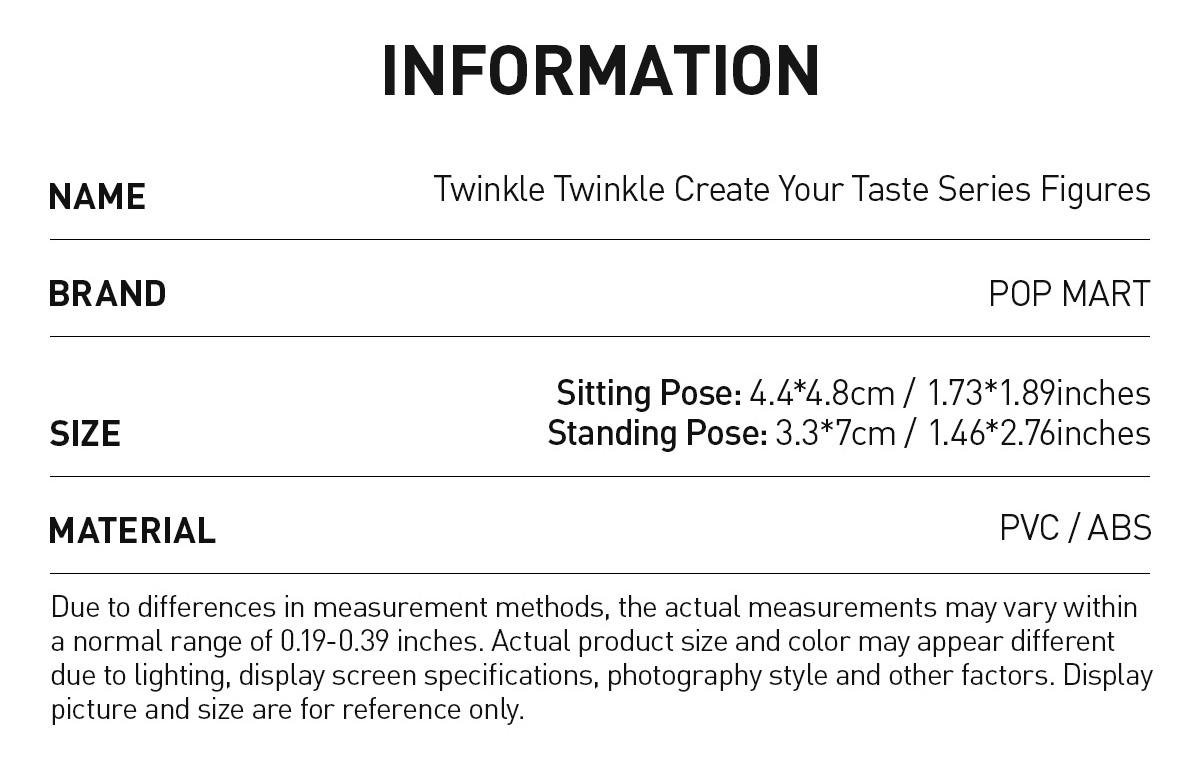 [Spanish] – Twinkle Twinkle Create Your Taste Series A – Figuras