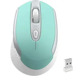 SummerVibes Computer Mouse Wireless, Cimetech 2.4G Ergonomic Optical Mouse, Computer Mouse for Laptop, PC, Computer, Chromebook, Notebook, Auto-sleep Mode, USB Receiver, 6 Buttons, 3 Adjustment DPI USB Mouse