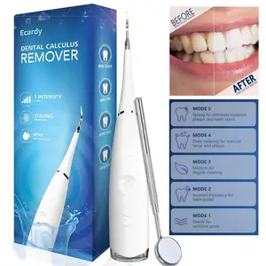 Plaque & Tartar Remover for Teeth, Dental Calculus Remover Teeth Cleaning Kit with 5 Adjustable Modes