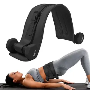 Multifunctional Hip Thrust Belt Pad for Dumbbells Plates Comfortable Scratch Free