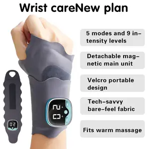 Hand Massager with Heating - 5 Modes 9 Intensity LevelsCordless Portable Therapy for Arthritis & Carpal TunnelUSB-C Rechargeable Relaxation Aid for Men & Women,Thanksgiving gift, Mother's Day gift, Father's Day gift