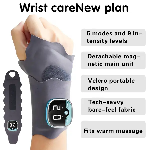 Hand Massager with Heating - 5 Modes 9 Intensity LevelsCordless Portable Therapy for Arthritis & Carpal TunnelUSB-C Rechargeable Relaxation Aid for Men & Women,Thanksgiving gift, Mother's Day gift, Father's Day gift