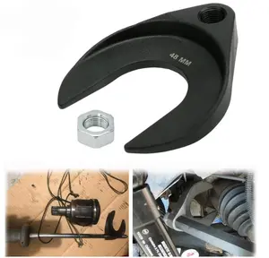 Inner CV Axle Removal Tool 48mm with Nut, Front Wheel Drive Axle Pulley Attachment, Fits Slide Hammers with 5/8"-18 Threads, CV Joint Axle Removing Tool