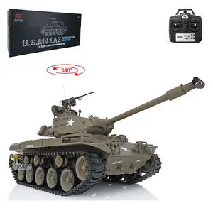 2.4Ghz Henglong 1/16 Scale 7.0 Plastic Walker Bulldog RTR RC Tank Model 3839