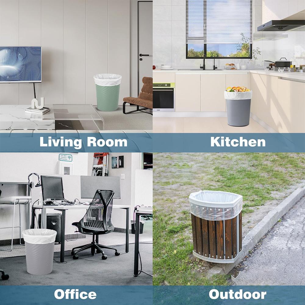 260 Bags 13 Gallon Disposable Large Garbage Bags SPuncture Tear Resistant Trash Bags, 33Gallon Capacity, Large Mutipurpose Cleaning Supplies For industial, Garden, Home, AndCommerÃal Use - Durable, Leak-Proof, And Éasy To Use