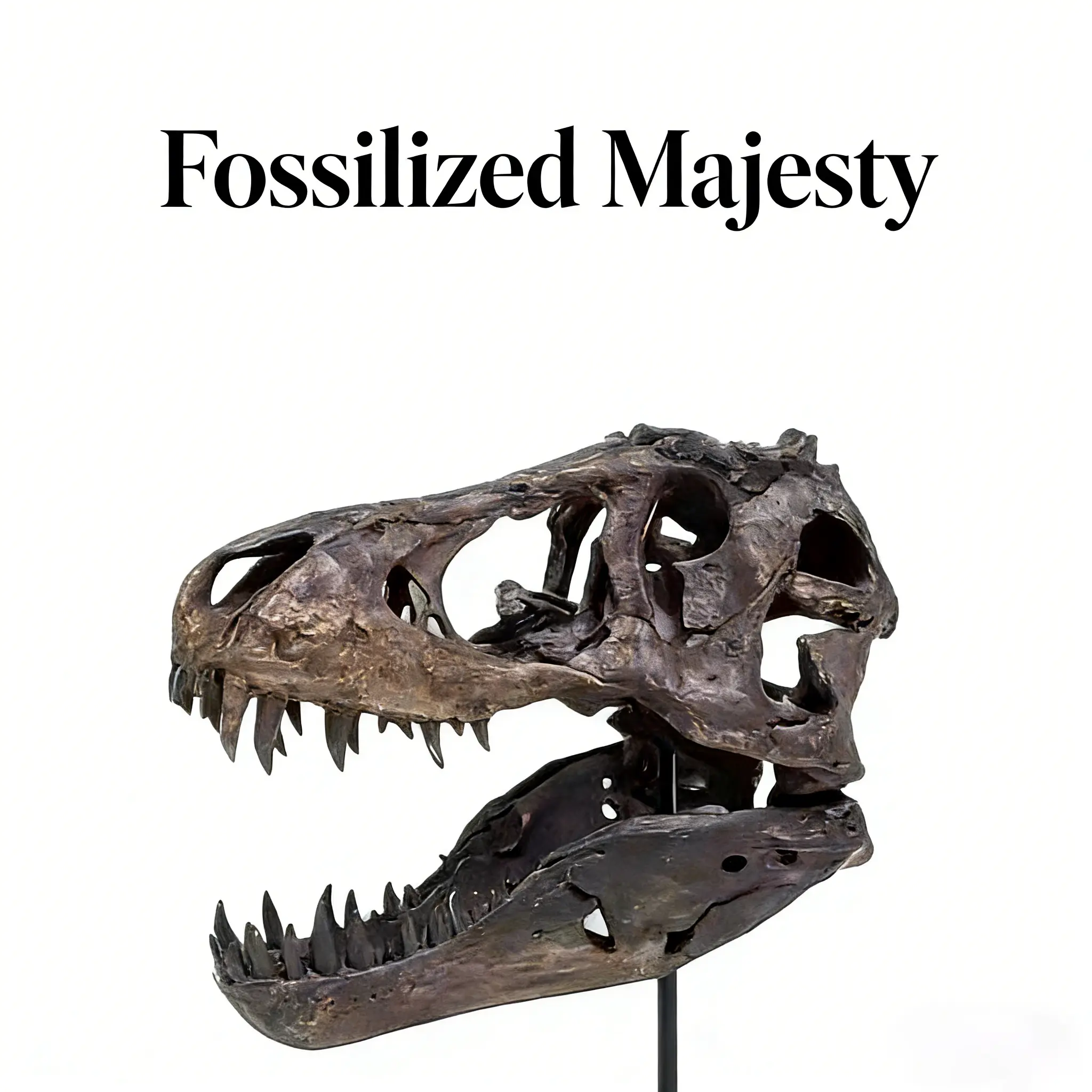 Realistic T-Rex Skeleton Dinosaur Figure - Handcrafted Artificial Resin Statue, Weatherproof Decorative Accent, Indoor-Outdoor Home Decor, Detailed Bone Texture, No Power Needed, Artificial Resin Statues, Decorative Accent Statues