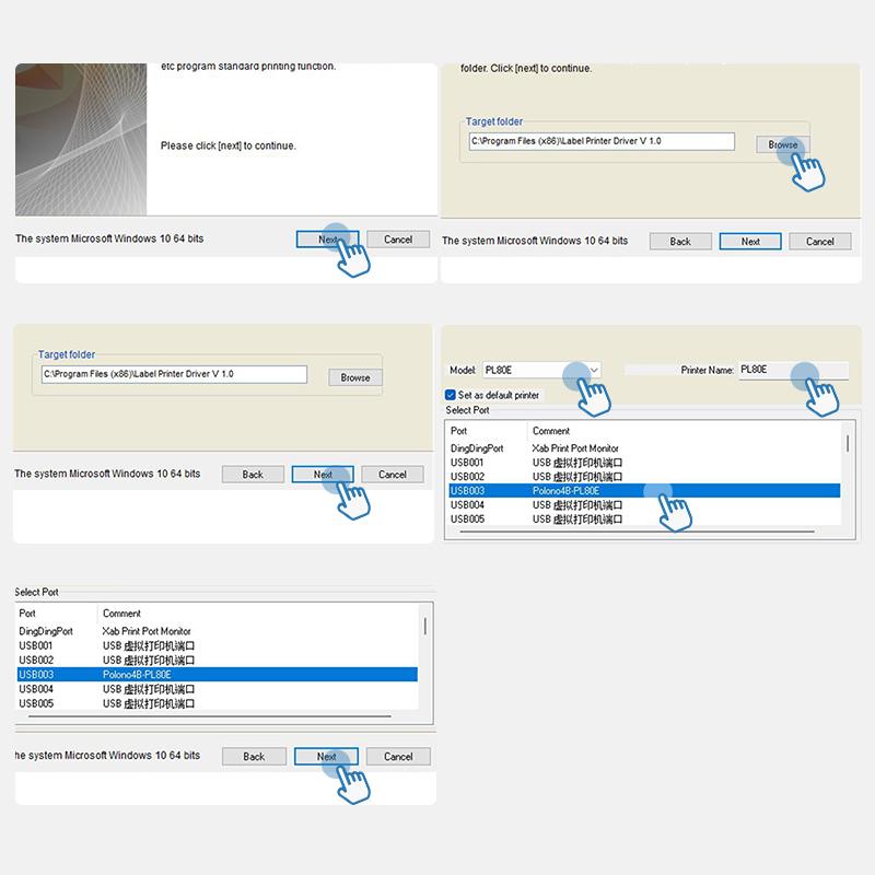 Bluetooth Thermal Label Printer, 4x6 Shipping Label Printer, PL80E Compatible with Android&iPhone and Windows, Widely Used for Hermes, Royal Mail, Amazon, Shopify, Ebay Bluetooth Thermal Label Printer, 4x6 Shipping Label Printer, PL80E Compatible with Android&iPhone and Windows, Widely Used for Hermes, Royal Mail, Amazon, Shopify, Ebay