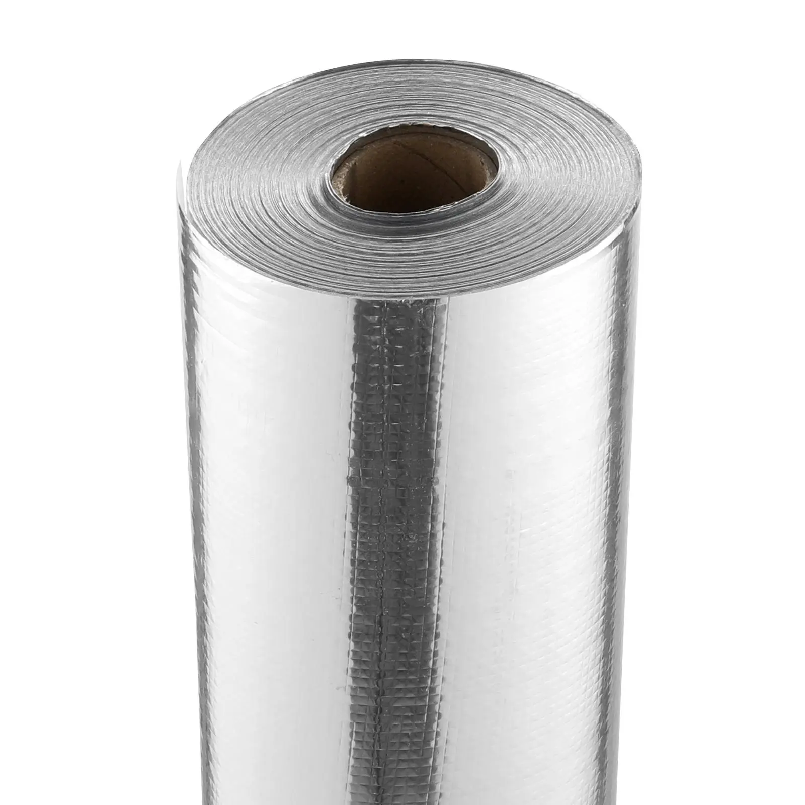 【SummerFinds】VEVOR Double Reflective Insulation Roll,  Woven Fabric Radiant Barrier, 6.5 Mil 48 in x 250 ft, Aluminum Foil PE Woven Cloth Heat Reflective Shield, Thermal Insulation Roll for Window RV Roof