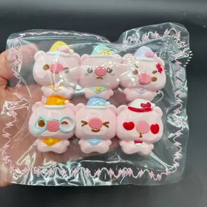Pack of 6 cute piggies taba squishy