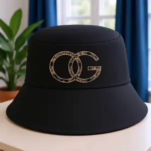 OG Letter Embroidery Bucket Hat - Unisex Fashion Streetwear Fisherman Cap, Summer Sun Hat for Travel, Beach (Sports & Outdoor Accessories)