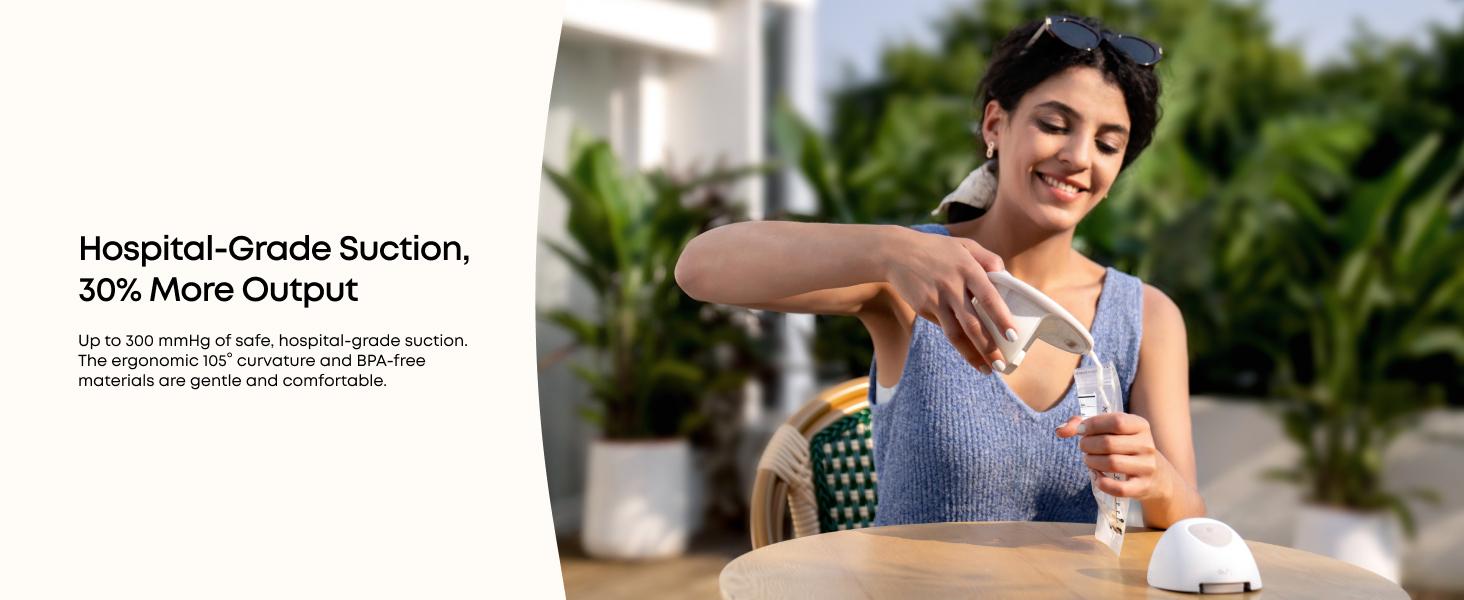eufy E20 Heated Wearable Breast Pump, 3 Heat Levels, Hands-Free Breast Pump with Innovative HeatFlow, Optimized Rhythm via App, Hospital-Grade Suction, Leakproof, Ultra-Slim and Quiet for in-Bra Use outdoorfun