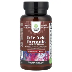 Nature's Craft Uric Acid Formula, 60 Capsules