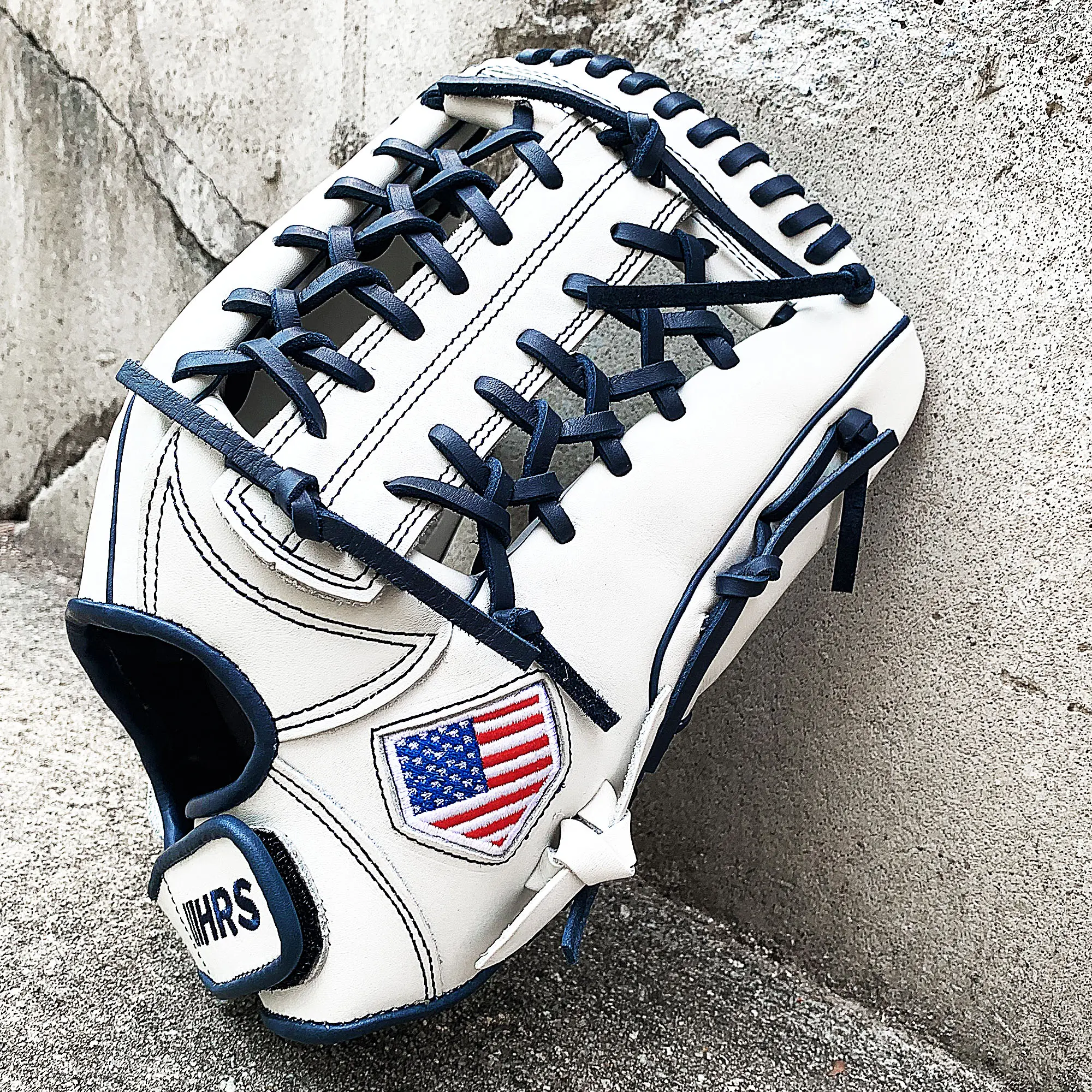 Hit Run Steal 13" Leather Softball Glove - Modified Trap Web, Dualpalm Construction, for Youth & Adults Outfield Play