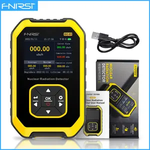 FNIRSI GC01 Nuclear Radiation Detector Geiger Counter Personal Dosimeter X Ray Gamma Ray Beta Ray Radioactivity Tester Marble Radiation Detector