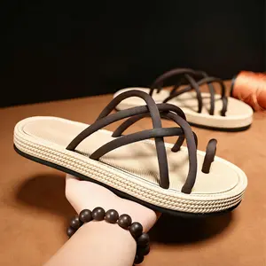 Nomadic Braided Rope Sandals for Men | Anti-Slip Luxury Resort Slides | Viral Summer Beach Walking Shoes | Fast Shipping