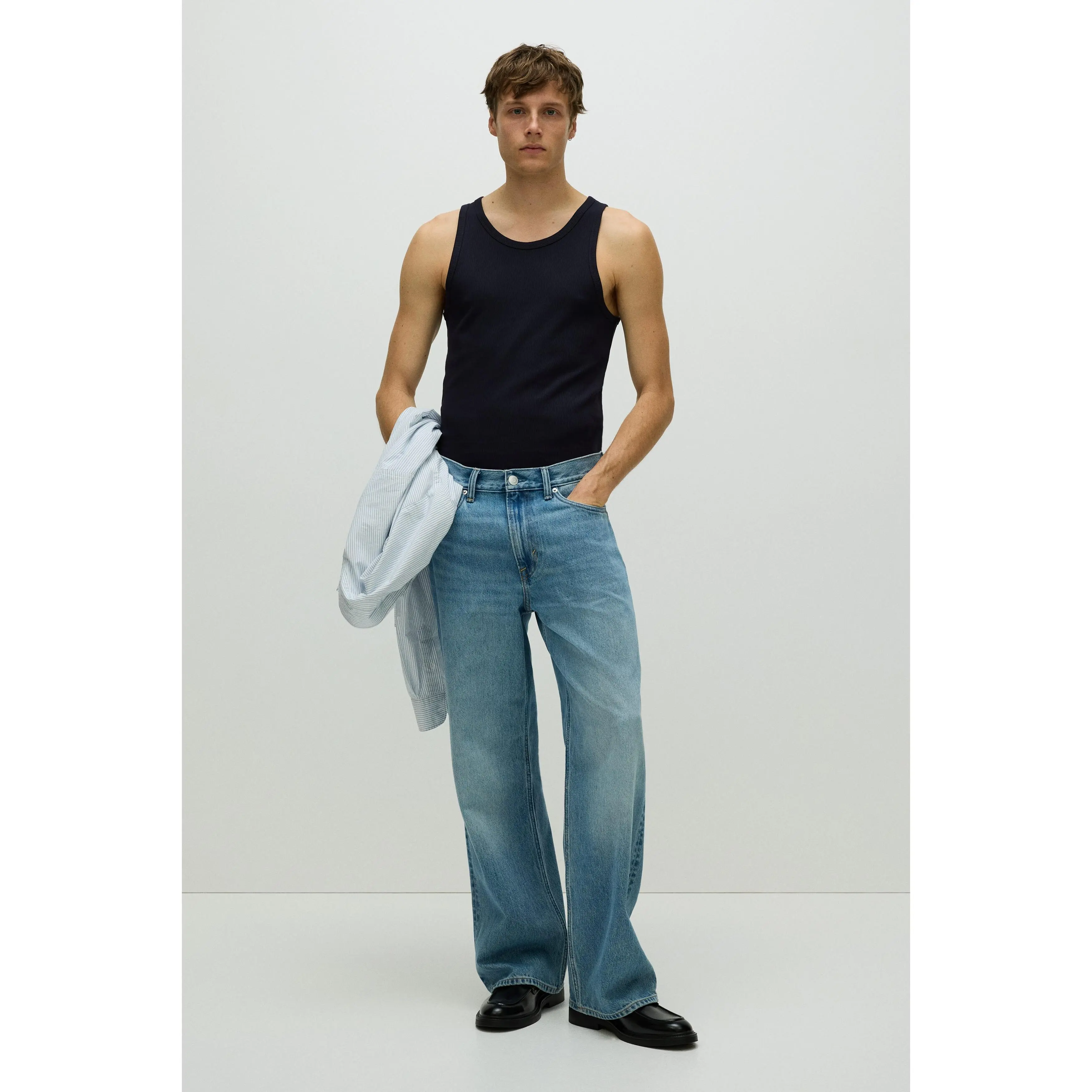 H&M Slim Fit Ribbed vest top