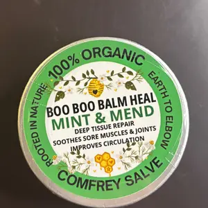 Boo Boo Balm Heal Mint & Mend Body Care Cannister - Calming, Soothing, Moisturizing Balm for Restoration and Health