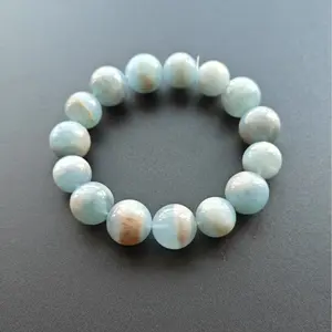 Blue Sky and White Cloud Crystal Bracelet | Symbolizes Peace | Good Luck and Prosperity | Its unique visual effect enhances personal charm and taste | Helps relieve anxiety | Stabilizes emotions | Blessed by Taoist priests