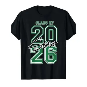 Class of 2026 Senior - 2026 Graduation T-ShirtSame Style for Men and Women 2025 Summer Short-sleeved Printed T-shirt