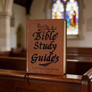 66-Page Bible Study Guide & Devotional Journal | Beginner-Friendly Spiritual Growth Notebook with PU Leather Cover, Scripture Summaries & Daily Reflections – Perfect Christian Gift for Faith Journey