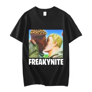 Freakynite Parody Brainrot Joke Tee Unisex Oversized Streetwear Cotton T-Shirt Menswear Top