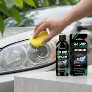 3sets Car Headlight Care Kit - Headlight Surface Cleaning, Stain and Scratch Removal, Refurbishment and Maintenance Kit