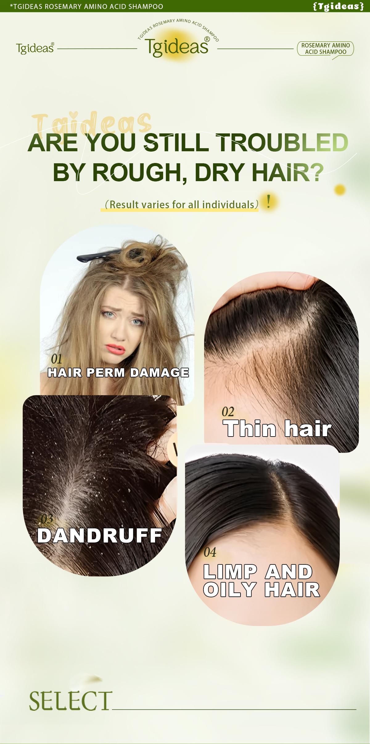 Tgideas Rosemary Batana Oil Shampoo - Promotes hair growth, strengthens hair strands, cleanses hair, contains natural extracts to care for hair, daily hair care 250ml (8.45oz). Tgideas Rosemary Batana Oil Shampoo - Promotes hair growth, strengthens hair strands, cleanses hair, contains natural extracts to care for hair, daily hair care 250ml (8.45oz).