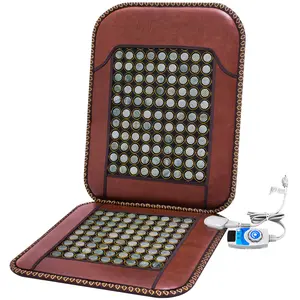 Infrared Heat Therapy Healing Natural Jade Chair Mat/Pad JadeSeatBack-U