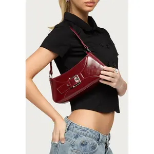 Buckle Up Faux Leather Bag