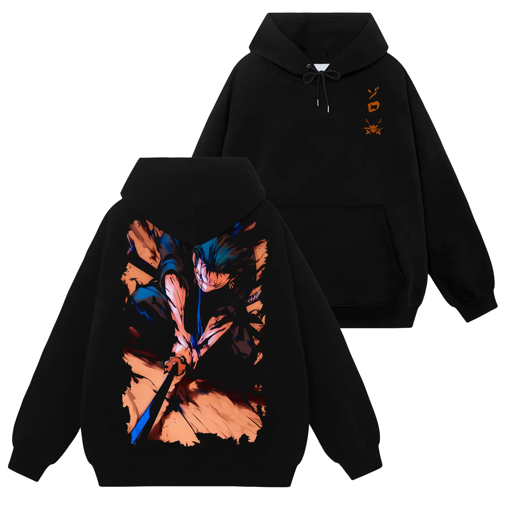 [Ace Shop] Roronoa Zoro King Of Hell - OnePiece Op #86 Hoodie T-Shirt Sweatshirt Retro Vintage Unisex Graphic 90s Cotton, Gift For Wibu, Anime Manga Y2K Streetwear Apparel Classic